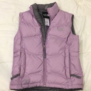 Lilac North Face Vest